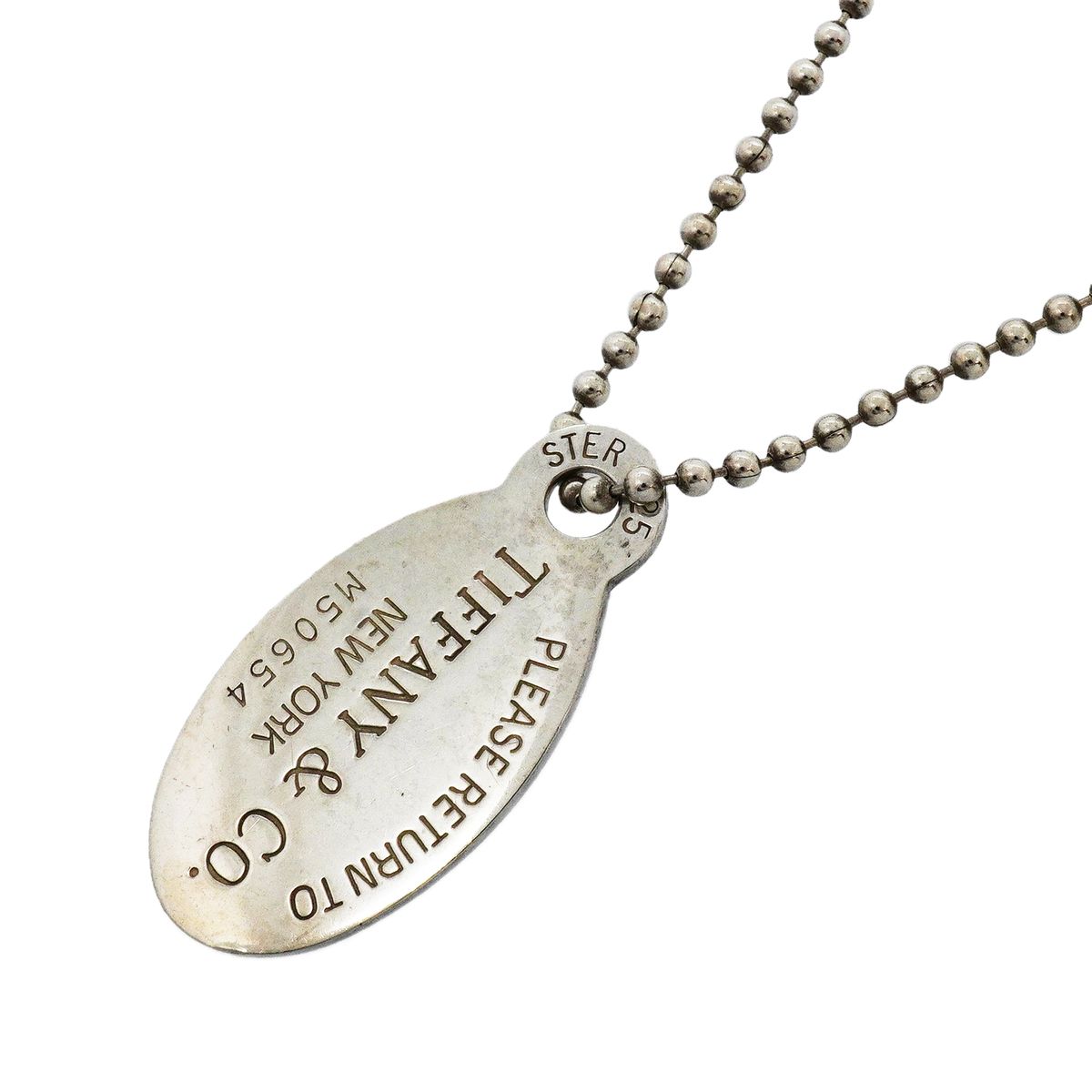 Tiffany & Co Necklace Return to Tiffany Oval 925 Sterling Silver