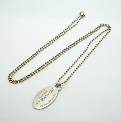 Tiffany & Co Necklace Return to Tiffany Oval 925 Sterling Silver — view 3