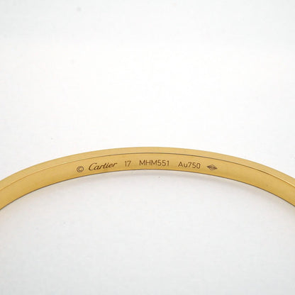 Cartier Bangle Bracelet Love Small Yellow Gold Diamond — view 5