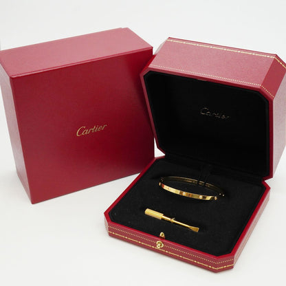 Cartier Bangle Bracelet Love Small Yellow Gold Diamond — view 7