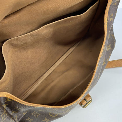 Louis Vuitton Shoulder Bag Monogram Saumur 35 Brown — view 4