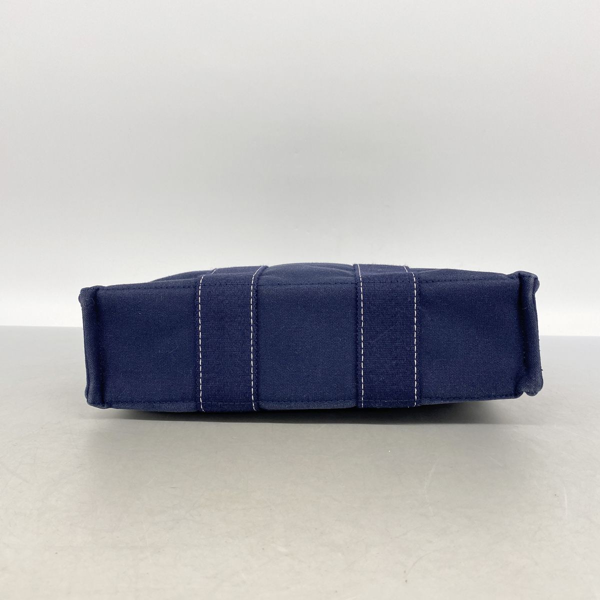 Hermes Handbag Deauville PM Canvas Navy Silver — view 3