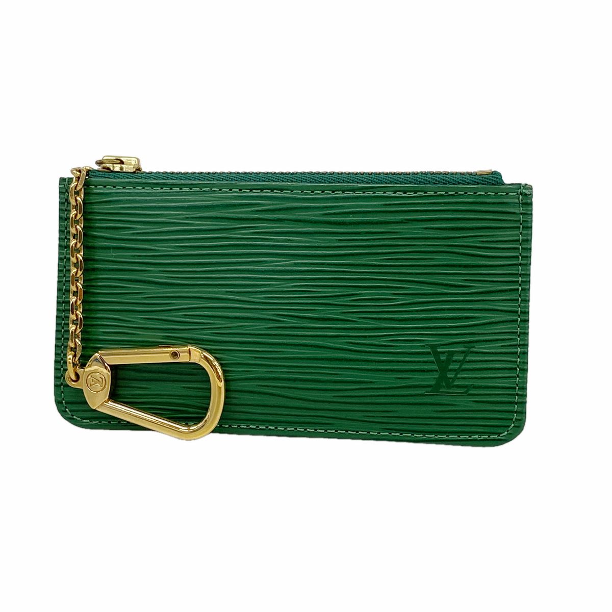 Louis Vuitton Coin Purse Epi Pochette Cles Borneo Green