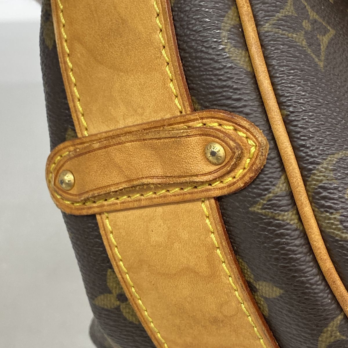 Louis Vuitton Shoulder Bag Monogram Tulum GM Brown — view 7