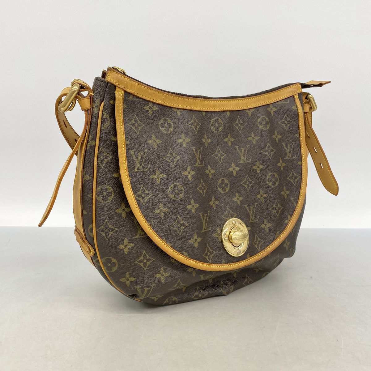 Louis Vuitton Shoulder Bag Monogram Tulum GM Brown — view 2