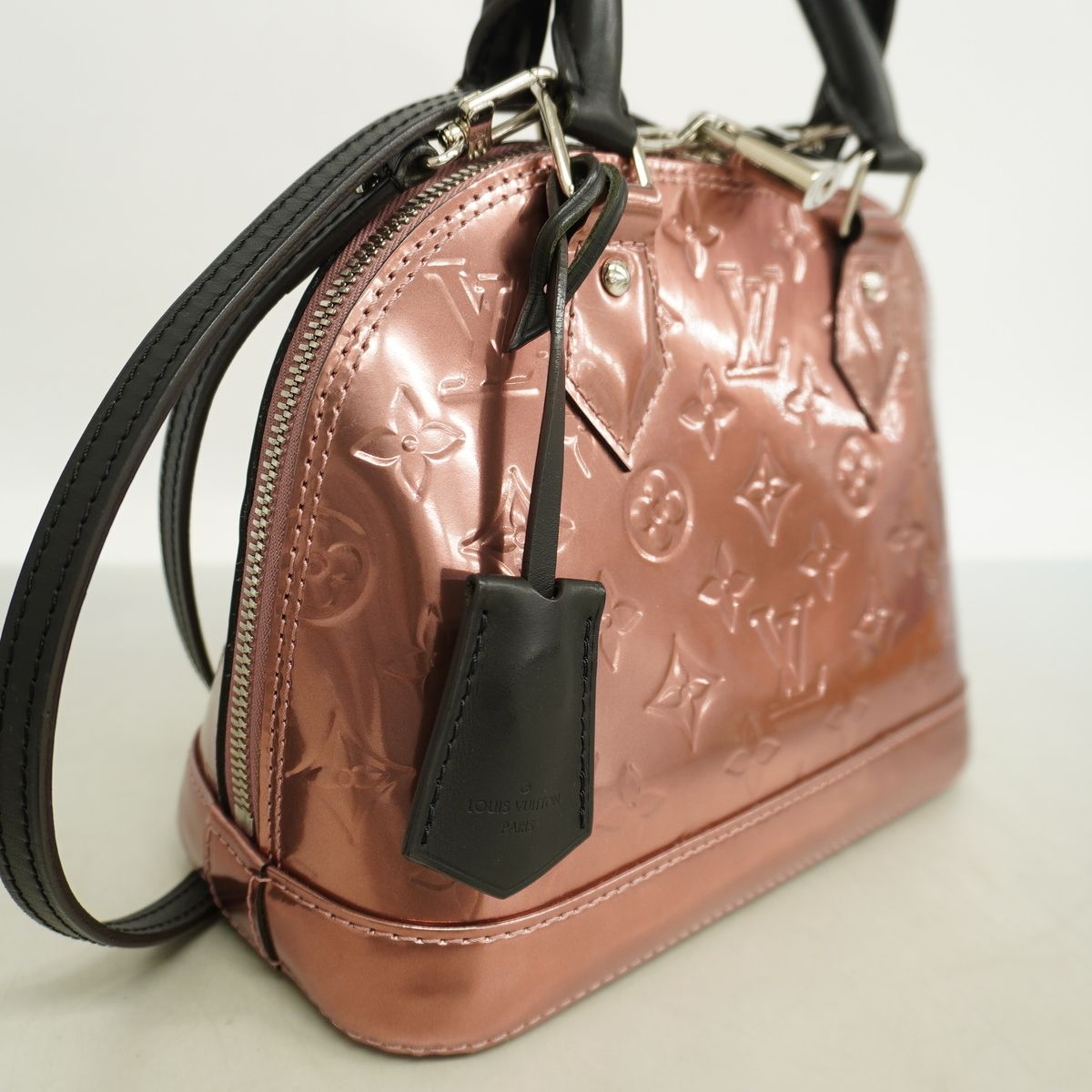 Louis Vuitton Handbag Alma BB Metallic Pink 2-Way Bag — view 2