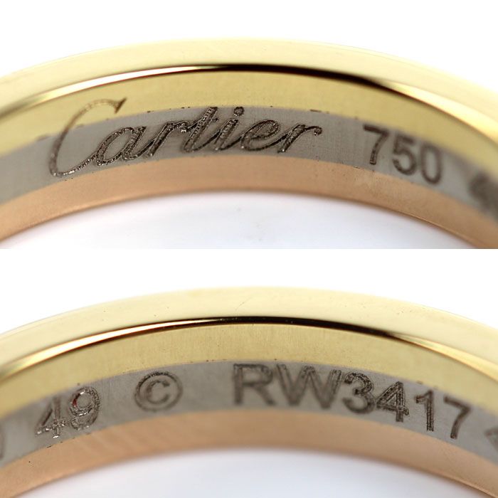 Cartier 18k Yellow Gold Vendome Louis Ring Diamond — view 5