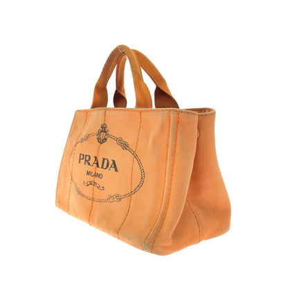 Prada Tote Bag Canapa Mini Orange — view 2