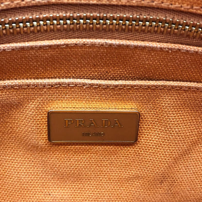 Prada Tote Bag Canapa Mini Orange — view 5