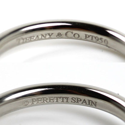 Tiffany & Co Platinum Curved Band Diamond Ring