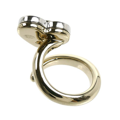 Chanel CC Logo Heart Ring — view 3