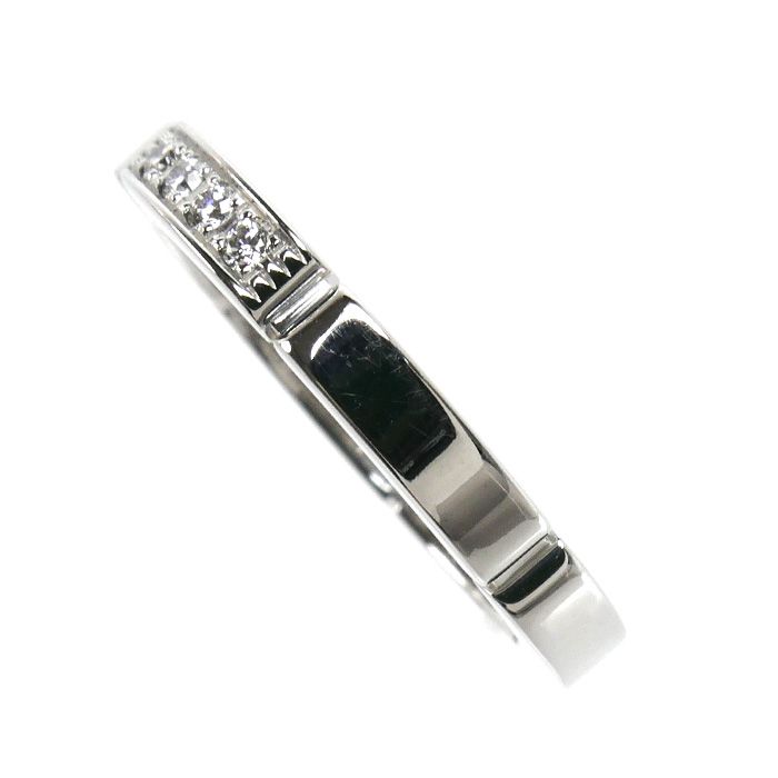 Cartier 18k White Gold Maillon Panthere Diamond Ring