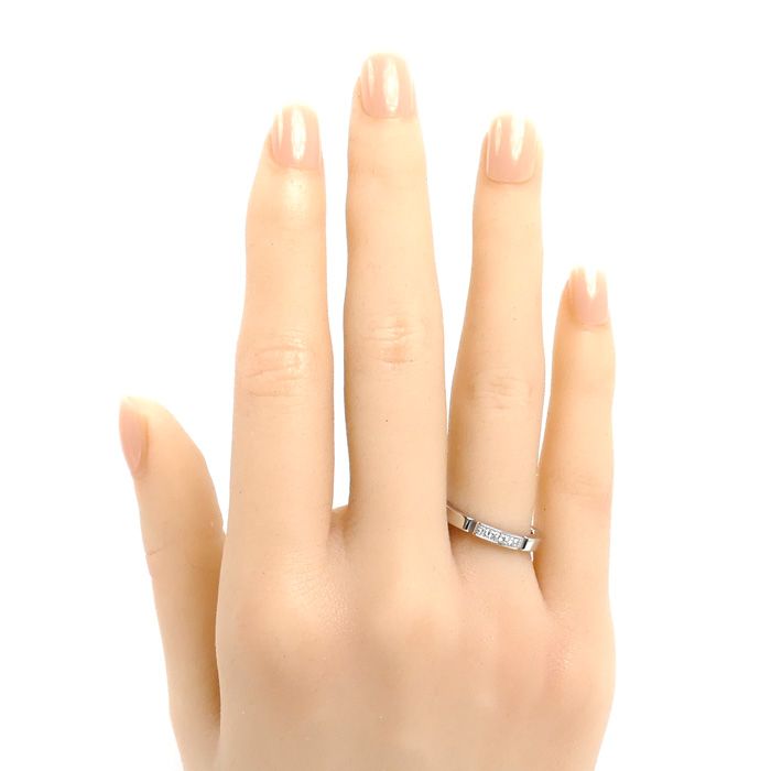 Cartier 18k White Gold Maillon Panthere Diamond Ring