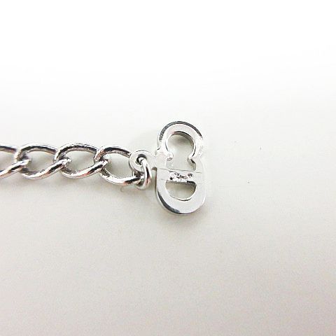 Dior Pendant Trotter Plate Logo Blue Silver — view 7