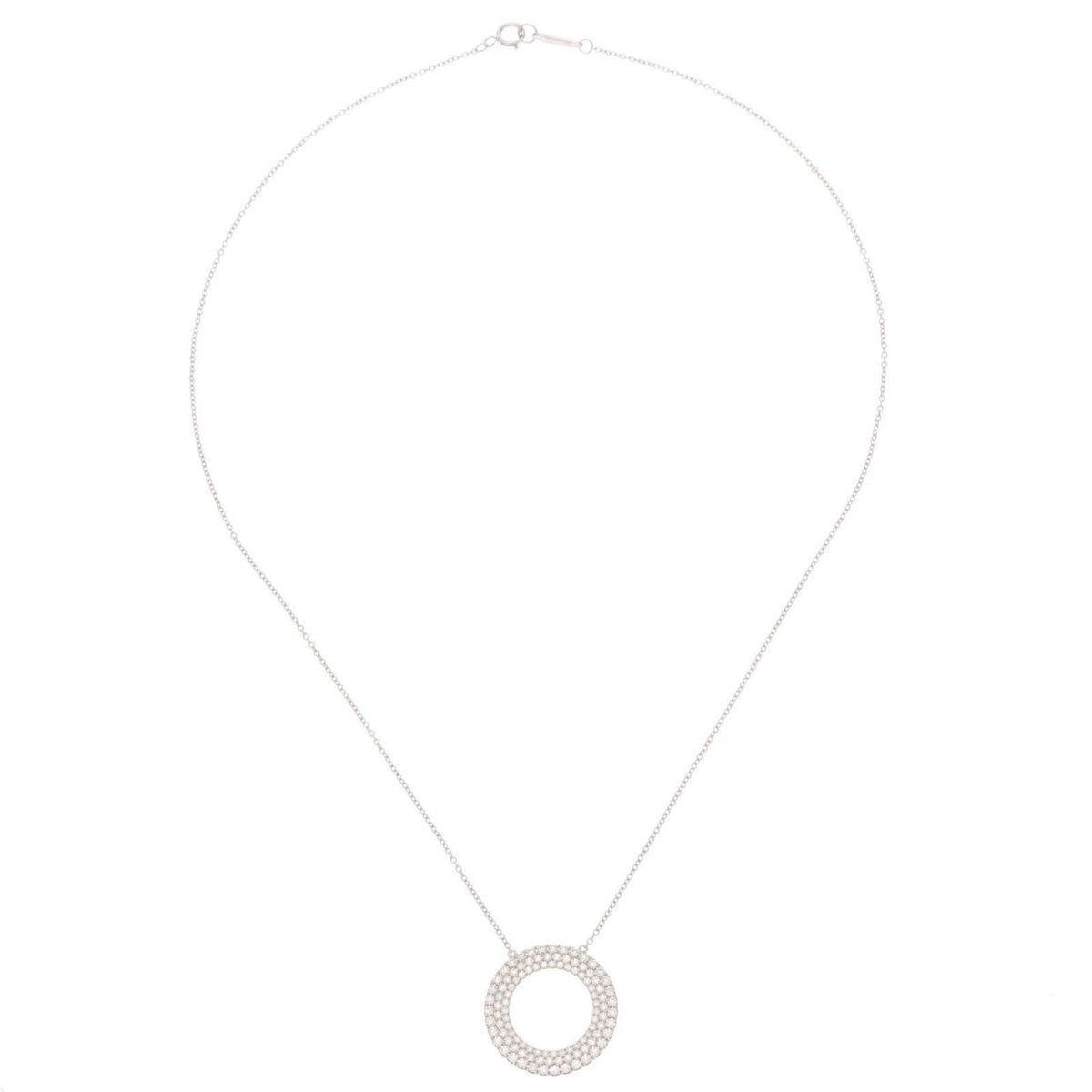 Tiffany & Co NC Pendant Diamond White Gold — view 2