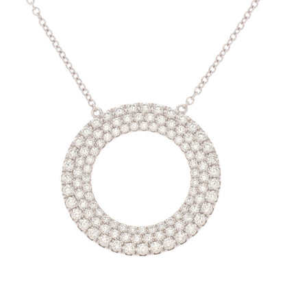 Tiffany & Co NC Pendant Diamond White Gold