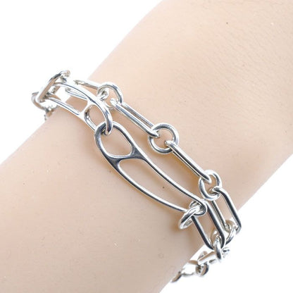 Hermes 925 Sterling Silver Chaine D'ancre Punk PM Bracelet — view 6