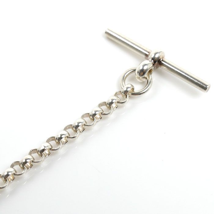Hermes 925 Sterling Silver Chaine D'ancre Punk PM Bracelet — view 4