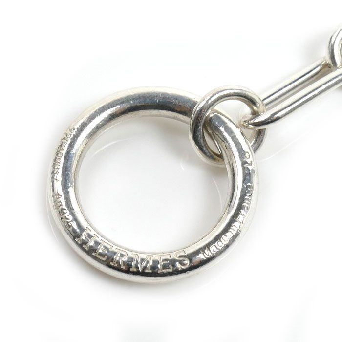 Hermes 925 Sterling Silver Chaine D'ancre Punk PM Bracelet — view 5