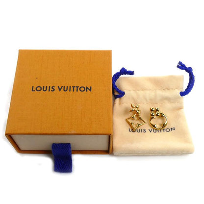 Louis Vuitton Metal LV Flower Glam Earrings — view 7