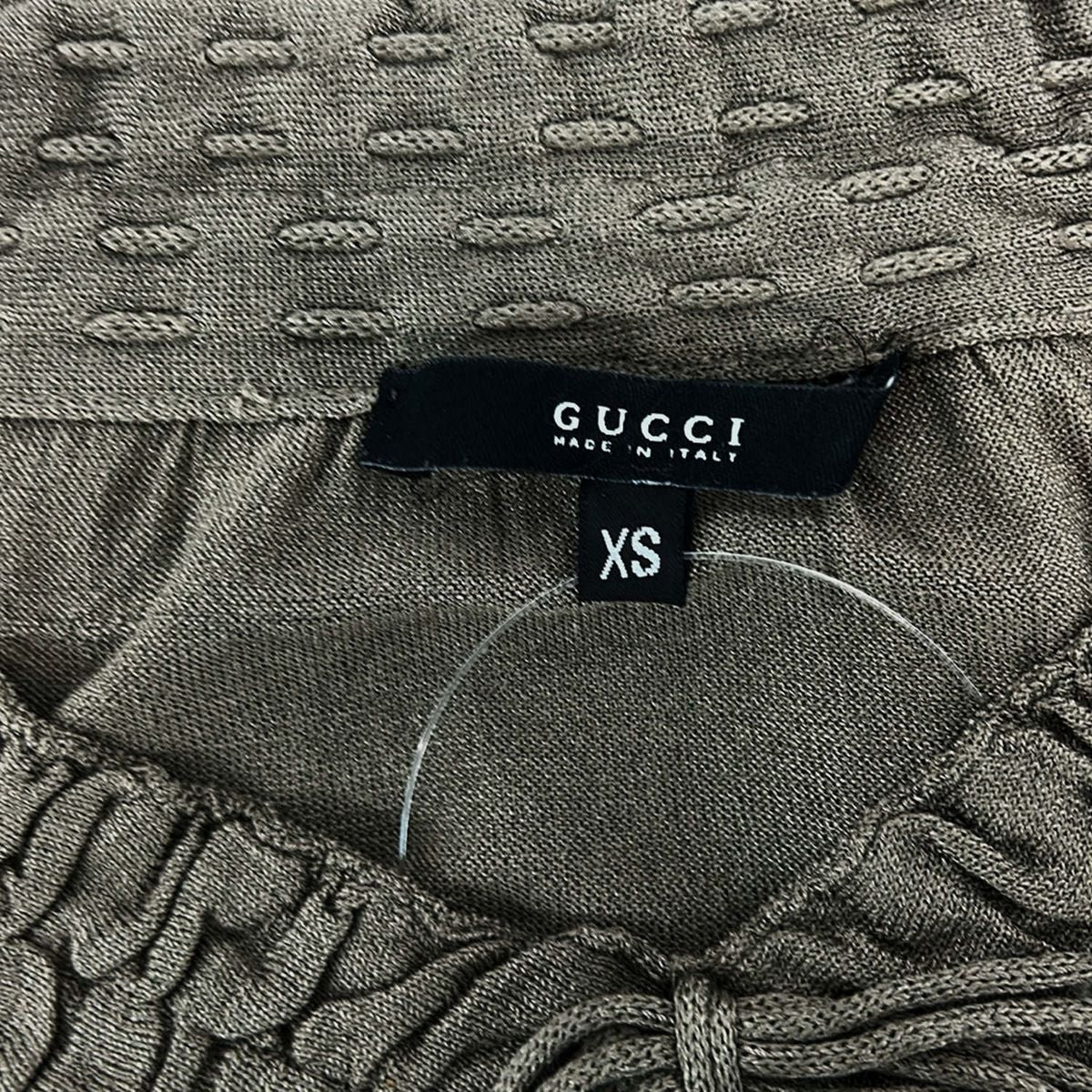 Gucci Long Sleeve Top Greige XS — view 3