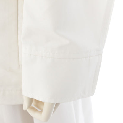 Loro Piana Polyester Stand Collar Zip Up Jacket White 44 — view 6