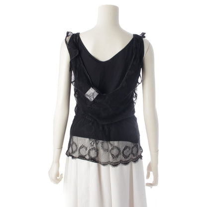 Chanel 05P Lace Coco Camisole Top Black 40 — view 4