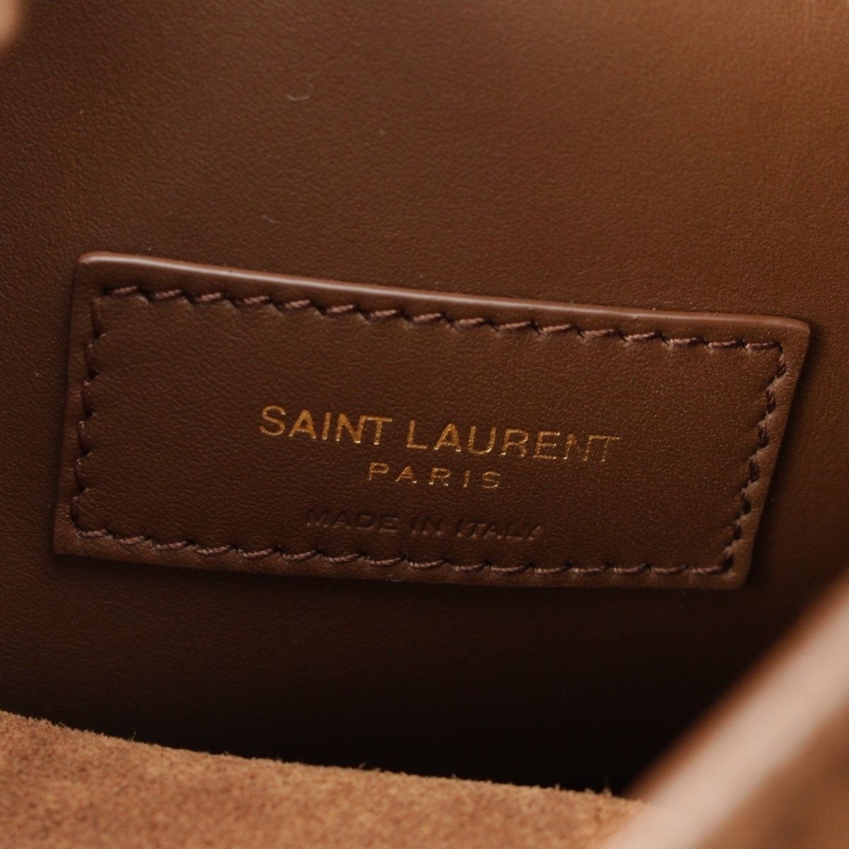 Saint Laurent le Cassette Small Le 5 A 7 Small Suede Shearling Fleece Hobo — view 8