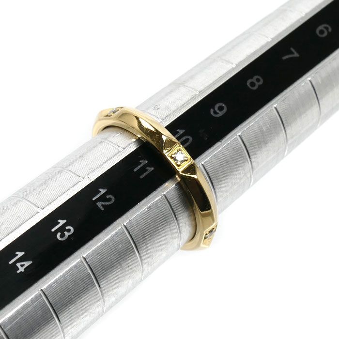 Tiffany & Co 18k Yellow Gold True Band Diamond Ring — view 6
