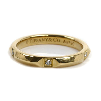 Tiffany & Co 18k Yellow Gold True Band Diamond Ring — view 3