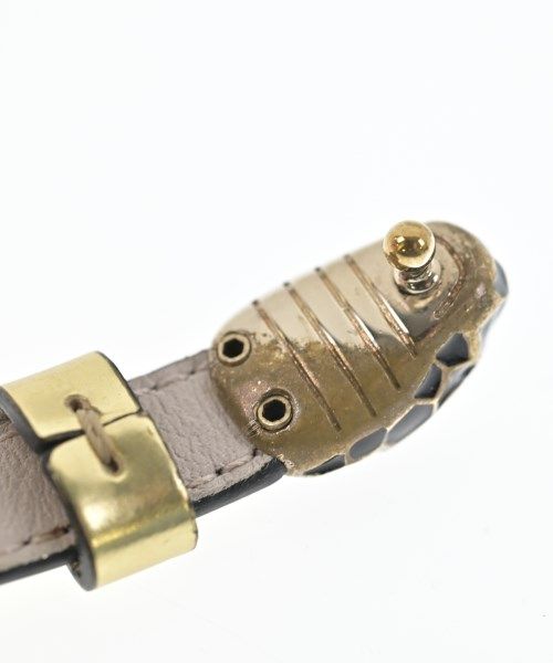 Bvlgari Serpenti Leather Bracelet Bangle — view 5