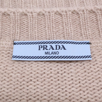 Prada Wool Cashmere Crew Neck Knit Sweater 40 — view 5