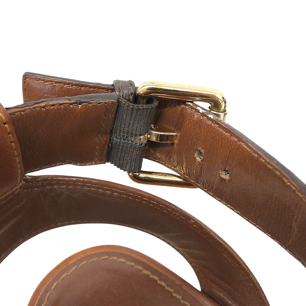 Louis Vuitton Boundary Line Sandals Shoes Brown — view 4