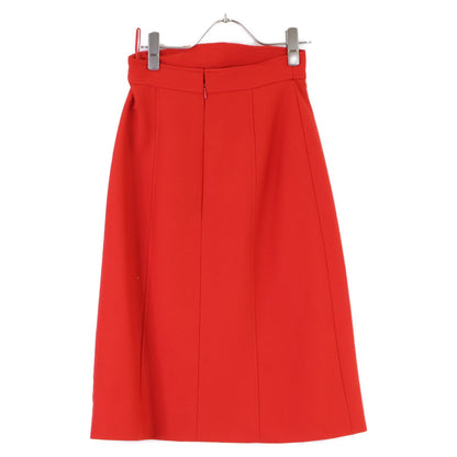 Chanel Wool Mademoiselle Button Collarless Jacket Skirt Set 36 — view 6