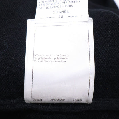 Chanel 24P Cashmere CC Logo Clover Crew Neck Knit Sweater 40 — view 7