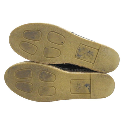 Prada Denim Logo Espadrilles Slip-on Shoes Blue — view 2