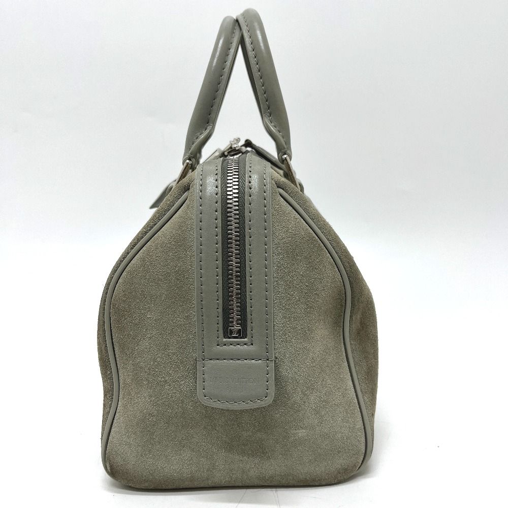 Louis Vuitton Handbag Speedy Cube PM Illusion Line Suede Gray — view 3