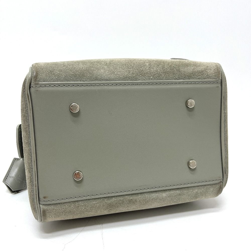 Louis Vuitton Handbag Speedy Cube PM Illusion Line Suede Gray — view 5