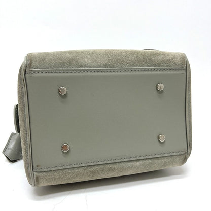 Louis Vuitton Handbag Speedy Cube PM Illusion Line Suede Gray — view 5