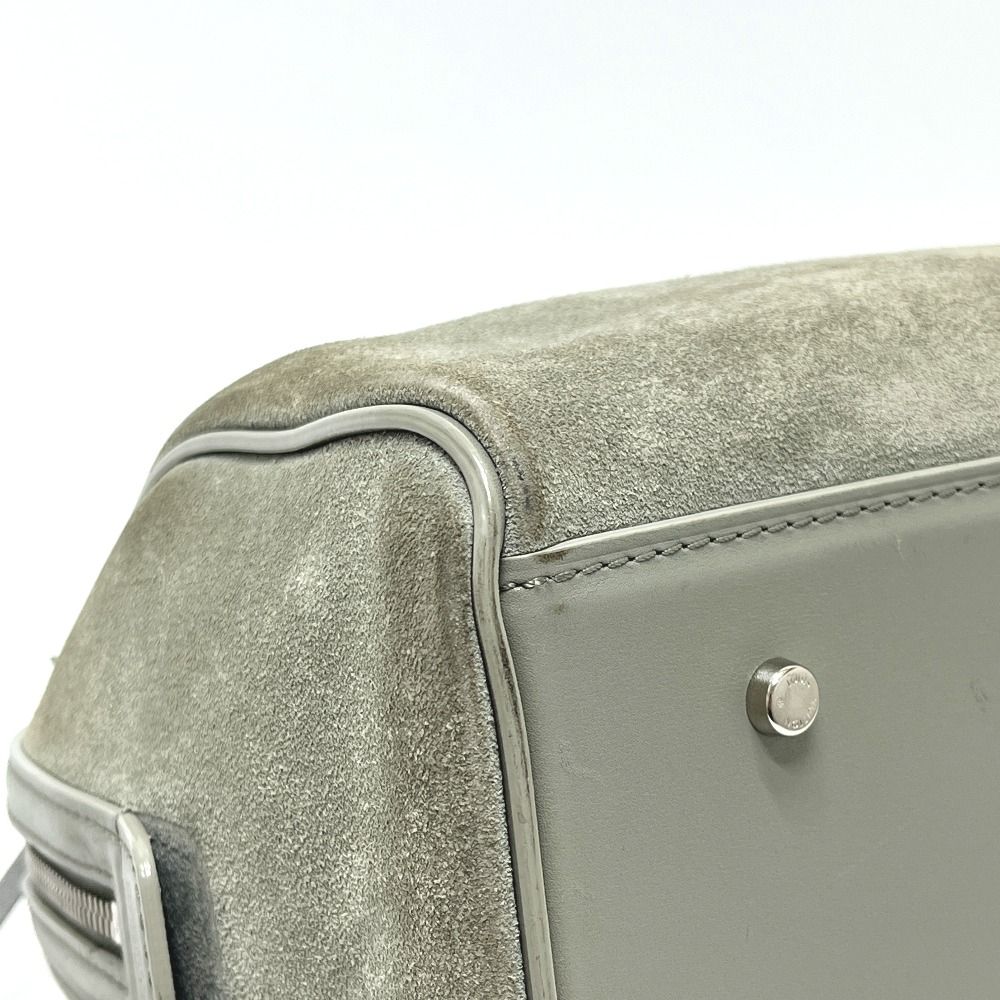 Louis Vuitton Handbag Speedy Cube PM Illusion Line Suede Gray — view 6