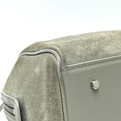 Louis Vuitton Handbag Speedy Cube PM Illusion Line Suede Gray — view 6