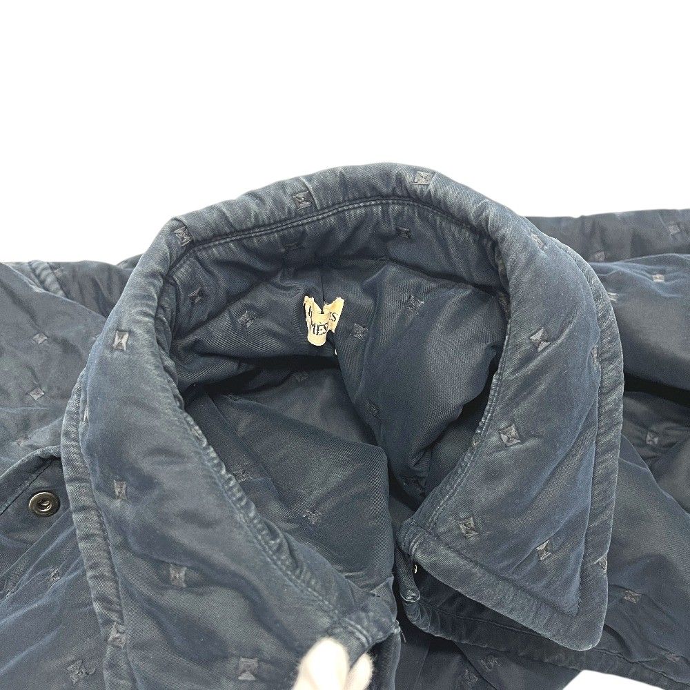 Hermes Jacket Martin Margiela Era Quilted Polyester Blue — view 3