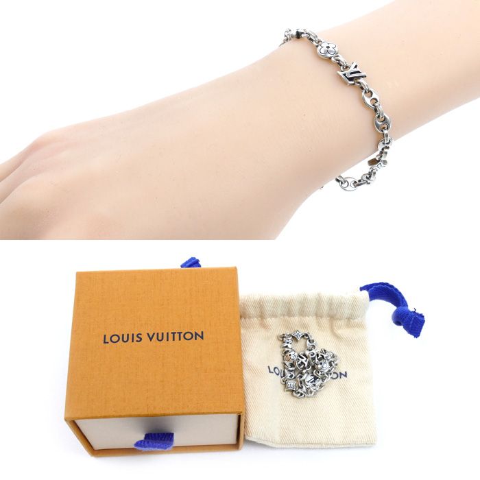 Louis Vuitton 925 Sterling Silver Bracelet LV Sailor Mini — view 5