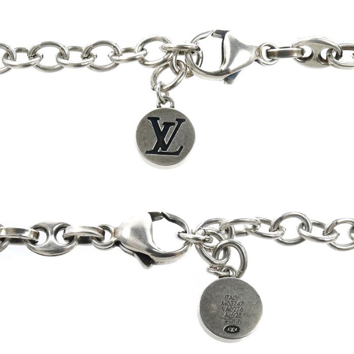 Louis Vuitton 925 Sterling Silver Bracelet LV Sailor Mini — view 3
