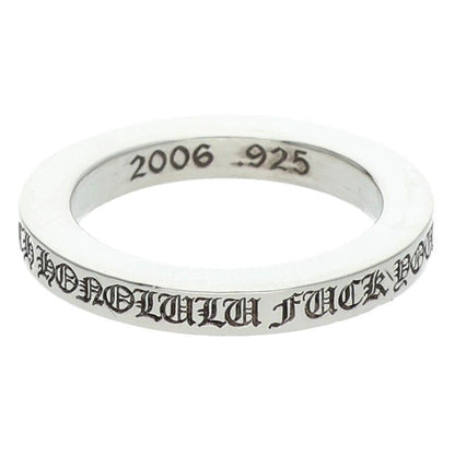 Chrome Hearts Spacer Limited Honolulu Silver Ring
