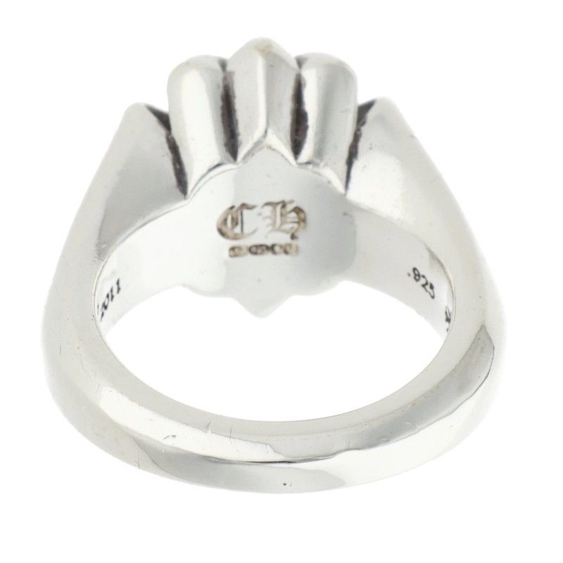 Chrome Hearts Cutout CH Plus Small Silver Ring — view 2