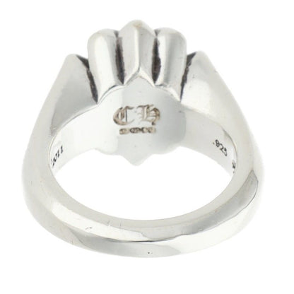 Chrome Hearts Cutout CH Plus Small Silver Ring — view 2