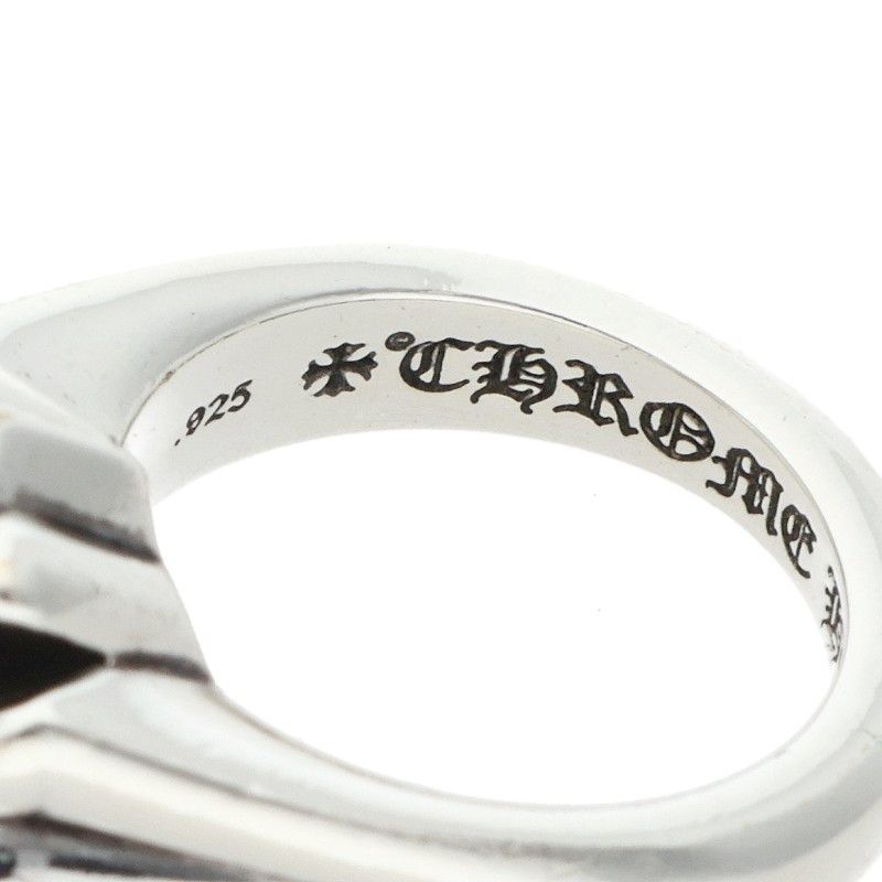 Chrome Hearts Cutout CH Plus Small Silver Ring — view 3