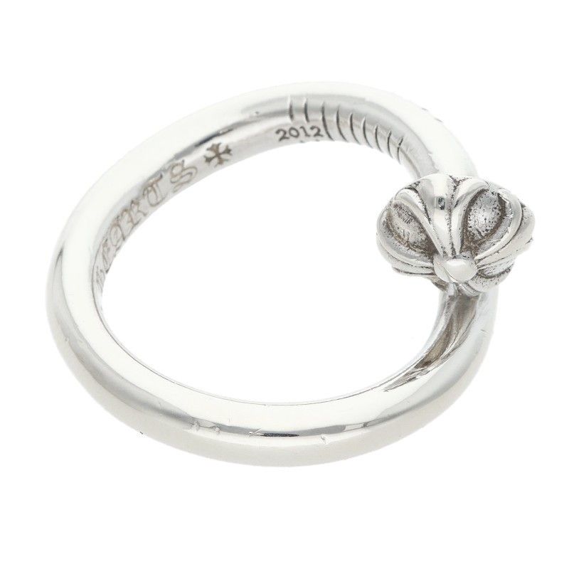 Chrome Hearts Nail Crsball Cross Ball Silver Ring — view 5