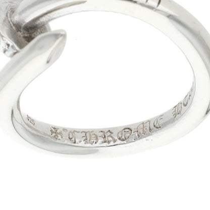 Chrome Hearts Nail Crsball Cross Ball Silver Ring — view 3